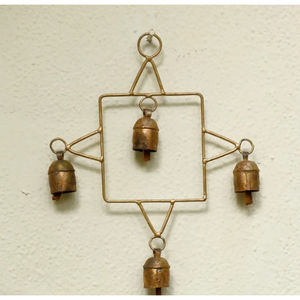 Cloche murale de luxe en cuivre de qualité cloche à carillon éolien faite à la main pour la décoration de fête de Noël à bon prix - Product Image 5