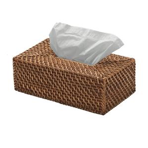 Boîte à mouchoirs rectangulaire de qualité supérieure avec finition en incrustation d'os, finition noire, pour voiture, bureau, maison - Product Image 5