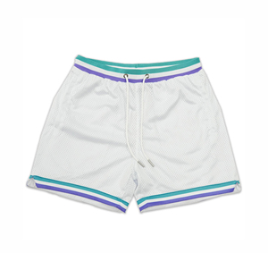 Short d'été en maille pour hommes en polyester respirant pour le basket-ball et la salle de sport - Product Image 2