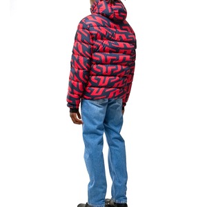 Suministro directo de fábrica Chaqueta acolchada de impresión totalmente personalizada Chaqueta acolchada de tendencia superior en color sólido - Product Image 4