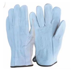 good quality Comfortable split leather driver gloves mechanical gloves leather motorcycle gloves cheap price - Product Image 4