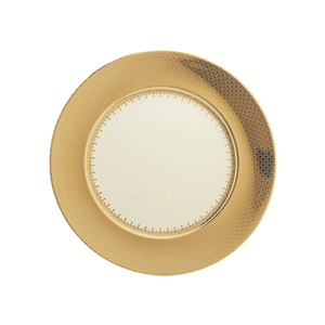 จานตกแต่งวินเทจจานชาร์จอาหารค่ํา Placemats จานตั้งโต๊ะในราคาสมเหตุสมผลโดยโลกโลหะอินเดีย - Product Image 1