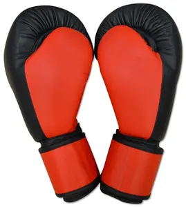 Shemax 2024 OEM แฟชั่นใหม่ผลิตในปากีสถานคุณภาพสูงที่กําหนดเองการฝึกอบรมศิลปะการต่อสู้ Sparring หนังถุงมือมวย - Product Image 4