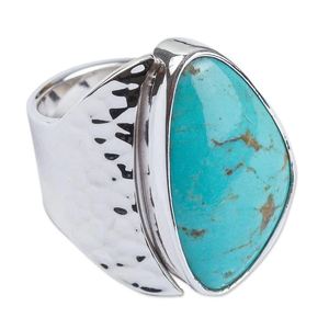 Anillo de cóctel de Plata de Ley 925 único, joyería de piedras preciosas hechas a mano para hombres y mujeres, uso de regalos de lujo - Product Image 4