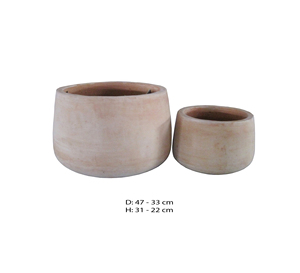 Macetas de cerámica de terracota vintage más vendidas y juego de 2 macetas de arcilla para decoración del hogar, guardería, suelo, decoración de Ramadán - Product Image 5