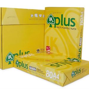 IK Plus A4 80g Material de madera de alta calidad 100% Papel de copia 500 hojas/resma - Product Image 1