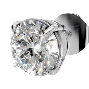 Pendientes de Botón Clásicos de Moissanita de 1 Quilate, Chapados en Oro de 14k y 18k para Mujer, Regalo de Compromiso, Boda, Fiesta, OEM/ODM - Product Image 5