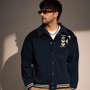 Veste universitaire imperméable à capuche 100% polyester, travail, hiver, décontractée, streetwear, lettreman, stand, haute rue, direct - Product Image 3