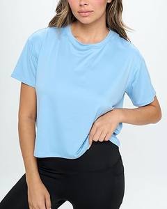 Trendy Women's Cotton Crop Top | Casual Short Sleeve Fitted Tee | <b>Summer</b> Streetwear Fashion <b>T</b>-<b>Shirt</b> <b>for</b> <b>Ladies</b> - Product Image 1