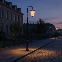 Nouveau luminaire architectural suspendu Anima 2011 LED PUBLIC LIGHT, éclairage de poteau, lumière décorative pour jardin extérieur, parc urbain