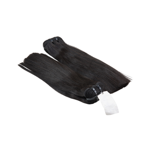 Extensión de cabello humano virgen vietnamita alineado con cutícula recta de 10 pulgadas sin procesar - Product Image 1