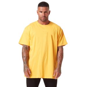 เสื้อยืดผ้าฝ้ายทรงพอดีตัวสำหรับผู้ชายเสื้อคอกลมเปิดไหล่ขนาดพลัสไซส์100% - Product Image 1