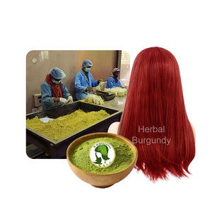 100% Sans produits chimiques Bourgogne Naturel Semi-Permanent Cheveux Teinture pour Cheveux Gris Écologique Cheveux Couleur Poudre-Fabrication Exportateur - Product Image 3