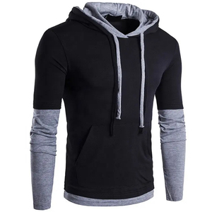 Pull-over à capuche unisexe de haute qualité, fournisseur de gros de sweats à capuche streetwear unis brodés avec logo personnalisé - Product Image 4