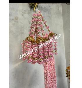 Hermoso ramo de flores de hortensias artificiales para la decoración del lugar de la boda y la celebración del Festival Exhibición floral de la India - Product Image 2