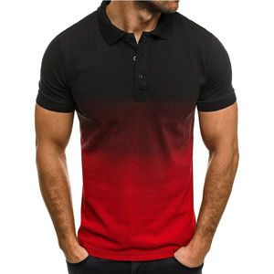 Camiseta de hombre Casual de secado rápido de manga corta de moda Tops camisas de hombre cuello vuelto hombre Polos - Product Image 6