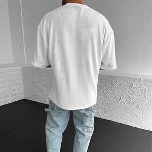 Tendencia Moda Desgaste Impresión Pantalones cortos de verano Hombres Camiseta Personalizada de gran tamaño de alta calidad Hombres Camiseta - Product Image 2