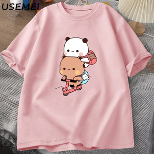 Camiseta de algodón OEM para hombre y mujer, camiseta de manga corta Unisex, camisetas informales en blanco, ropa directa de fábrica, Camiseta lisa de gran tamaño - Product Image 2