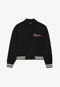 Blouson universitaire unisexe, doublure matelassée légère, chaud, décontracté, streetwear, coupe athlétique, broderie personnalisée - Product Image 6