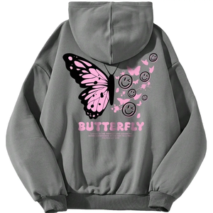 Sweat-shirts à capuche pour hommes 100% coton blanc épais éponge qualité poids lourd ajustement personnalisé bouffant impression thermique logo sweat-shirts à capuche pour hommes - Product Image 1