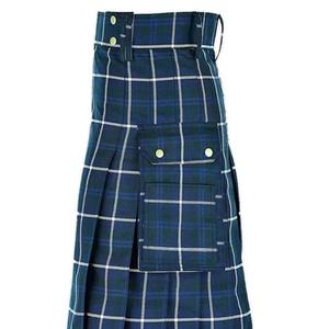 Vente en gros 2026 kilt à tartan robuste pour hommes en polyester et coton traditionnel écossais personnalisé design de haute qualité - Product Image 2