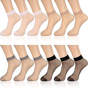 Chaussettes fines en <span class=keywords><strong>nylon</strong></span> transparentes à hauteur de la cheville, <span class=keywords><strong>bas</strong></span> courts, <span class=keywords><strong>bas</strong></span> transparents à hauteur de la cheville pour femmes <span class=keywords><strong>et</strong></span> filles, vente en gros - Product Image 3