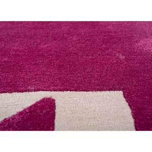 Tapis rectangulaire en laine et viscose tufté à la main, motif rayé abstrait, couleur ivoire, pour salon ou couloir - TNQ-3206 - Product Image 3