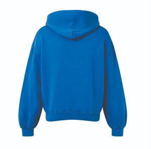 Sweats à capuche d'hiver en molleton de coton 100% pour hommes, respirants, basiques, à capuche, teints en couleur unie, avec logo personnalisé, service OEM décontracté à l'avant - Product Image 1