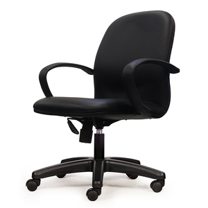 Adjustable Height Revolving Office Chair with Foam Cushioning & Headrest-for Home & Workshop - Product Image 4