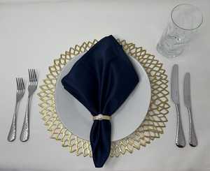 Ronds de serviette, ronds de serviette en rotin, ronds de serviette en osier, décor de table - Product Image 2