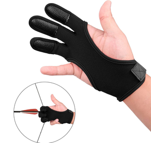 Gants de tir à l'arc au meilleur design, gants de couleur unie pour hommes, équipement de protection durable et confortable pour la pratique du tir à l'arc sur cible - Product Image 2
