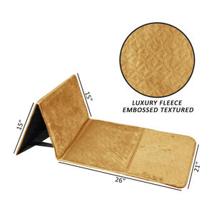 เสื่อสวดมนต์แบบพับได้สำหรับมุสลิมสำหรับอิสลามเสื่อรองหลังพนักพิงปรับได้ตามต้องการ - Product Image 3