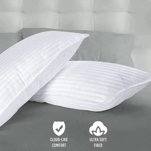 Oreillers d'hôtel en vrac du Pakistan avec la personnalisation et quantité minimale de commande d'ODM d'OEM de matériel lavable doux pour les distributeurs internationaux - Product Image 5