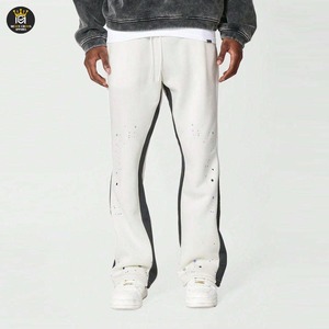 Pantalon évasé épais coupe ajustée Pantalon de survêtement évasé personnalisé pour hommes Pantalon évasé de haute qualité - Product Image 3