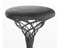 Lampe de jardin LED IP65 au design moderne en forme de nid d'oiseau, luminaire décoratif artistique d'extérieur en alliage d'aluminium moulé sous pression pour villa