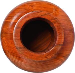 Urna de cremación funeraria para cenizas humanas con bolsa de palisandro y terciopelo de gran capacidad de hasta 200 pulgadas cúbicas, entierro conmemorativo - Product Image 3