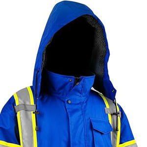 Chaqueta de visibilidad Chaleco reflectante Seguridad Construcción Trabajo Seguridad Logotipo fluorescente Chaleco con bolsillos Hecho por Dress Sports - Product Image 2