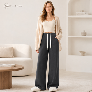 Pantalon de maternité décontracté et ample pour l'été, l'automne et l'hiver - Coupe large avec design ajusté pour le ventre, pour une <span class=keywords><strong>grossesse</strong></span> confortable - Product Image 6