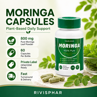 Kapsul Suplemen Herbal Daun Moringa Ekstrak Tumbuhan Alami Peningkat Imunitas Peningkat Energi Dewasa Umur Simpan 24 Bulan