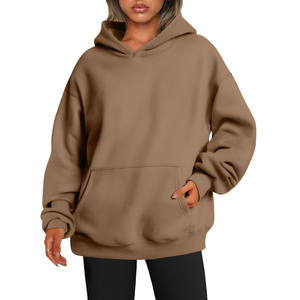 เสื้อสเวตเตอร์ทรงหลวมมีฮู้ดปักลายโฟมสไตล์สตรีทแวร์ทันสมัยออกแบบโลโก้ได้ตามต้องการ - Product Image 1