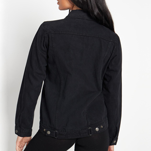 Chaqueta de mezclilla de mujer totalmente personalizada estilo perfecto Venta caliente tarifa razonable mejores diseños chaqueta de mezclilla con peso ligero - Product Image 6