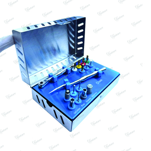 Clé à cliquet réutilisable et vis Kit de fractionnement de la crête d'extenseur d'os dentaire manuel Sinus Lift Implants Instruments Matériau métallique - Product Image 2