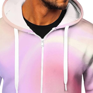 Sudaderas con capucha impresas para hombre con logotipo personalizado de alta calidad, sudaderas con capucha impresas de estilo informal con logotipo personalizado para hombre - Product Image 6