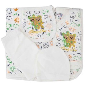 Ensemble de cadeaux pour nouveau-né (5 pièces) - Blanc - Product Image 1