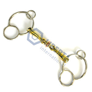 Mèches Pelham en acier inoxydable pour l'équitation et la course de vêtements équestres Mèche essentielle pour l'équitation Vétérinaire Liberta - Product Image 6