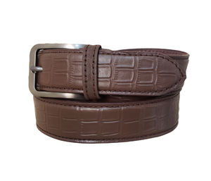 Ceinture vintage pour homme en cuir de vache véritable Keven Impex KI-678, couleur personnalisée, boucle en alliage, largeur 3,7 cm, longueur 105-125 cm, USA - Product Image 3