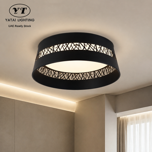 Plafonnier moderne en acrylique et fer, 3 CCT, télécommande, intensité variable, rond, encastré, pour chambre, salon, décoration intérieure, 34W - Product Image 1