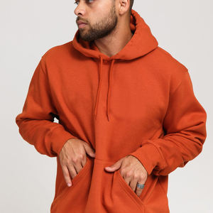 Sweats à capuche pour hommes avec impression personnalisée de haute qualité Sweat à capuche unisexe avec logo personnalisé Sweats à capuche en coton mélangé uni pour hommes - Product Image 3