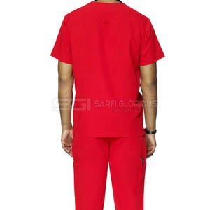 Nouveaux uniformes chirurgicaux personnalisés Ensemble de blouses pour hommes Vêtements de travail médicaux Blouses cliniques Haut et pantalon Spa Médecin Infirmière Tunique Costume - Product Image 2