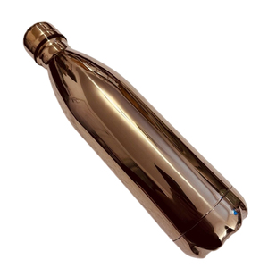 Juego de 2 Botellas de Agua de Cobre Hechas a Mano con Diseño Ayurvédico de Panal de Abeja y Corte de Diamante, a Prueba de Fugas, en Blanco y Negro, Recipiente para la Salud y el Bienestar - Product Image 2